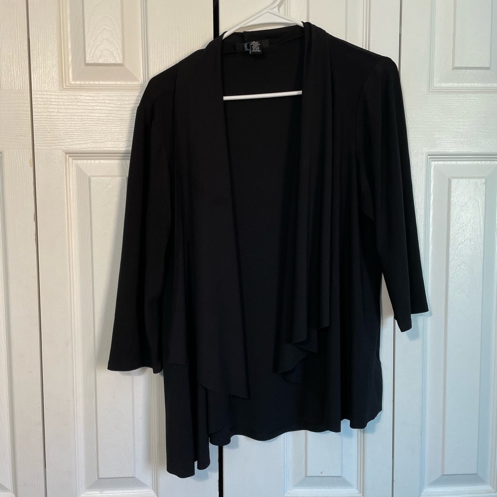 Black cardigan